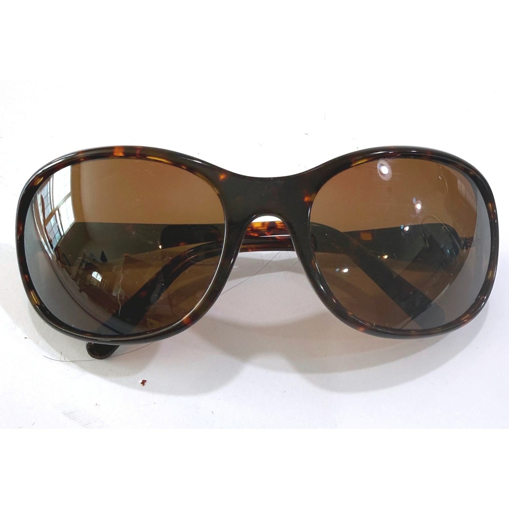 Ashby Grace Courtney Polarized Sunglasses Tortoise Brown Oval Oversized
